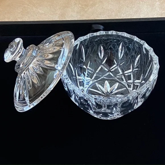 Gorham Crystal King Edward Sugar Bowl With Lid Vintage/Retired - Picture 2 of 4